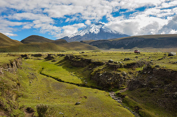 Volcano in Cotopaxi National Park, Ecuador.