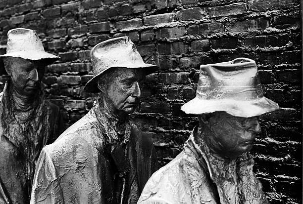 詳細はフランクリンデラーノルーズベルト記念公園 - great depression ストックフォトと画像