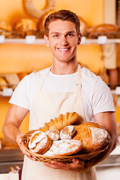 istock Proud of his baked goods. 517060309