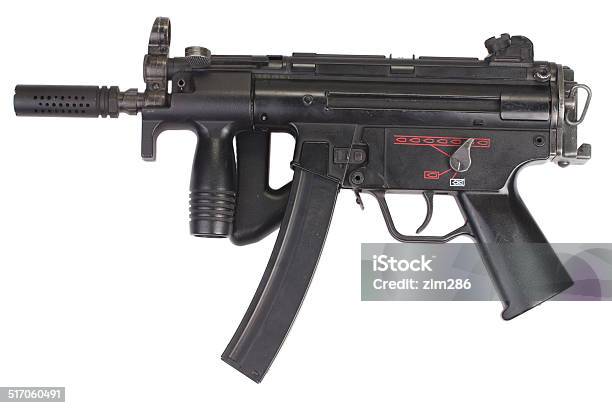 Mp5 Distribution Submachine Gun Mp5 Isolated Stock Photo - Download Image Now ...