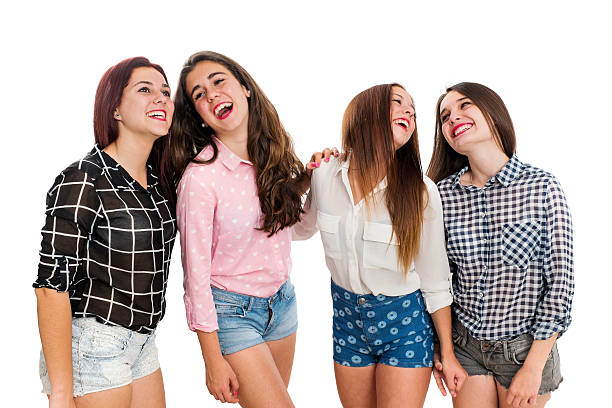 istock Happy teen girlfriends. 517073027