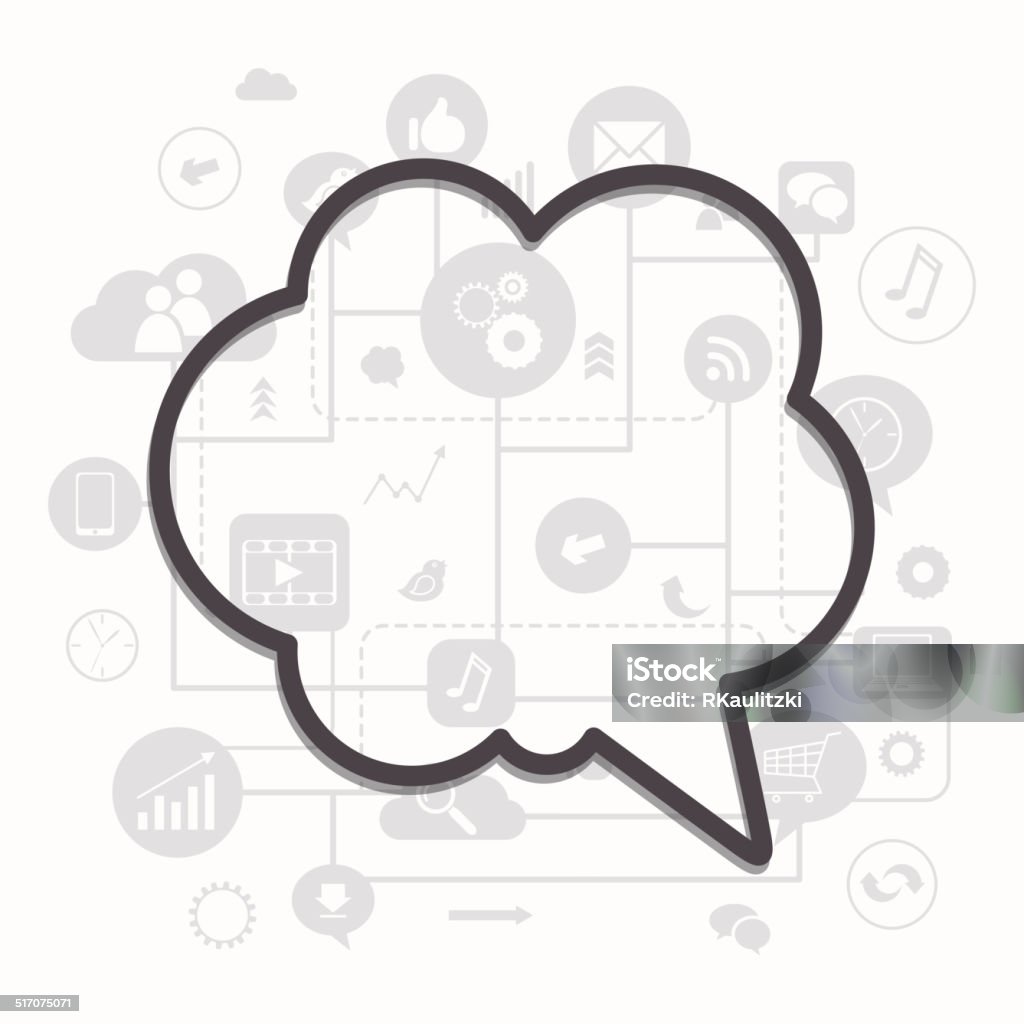 Vector Social Media Concept Vector Illustration of a Social Media Concept Business stock vector