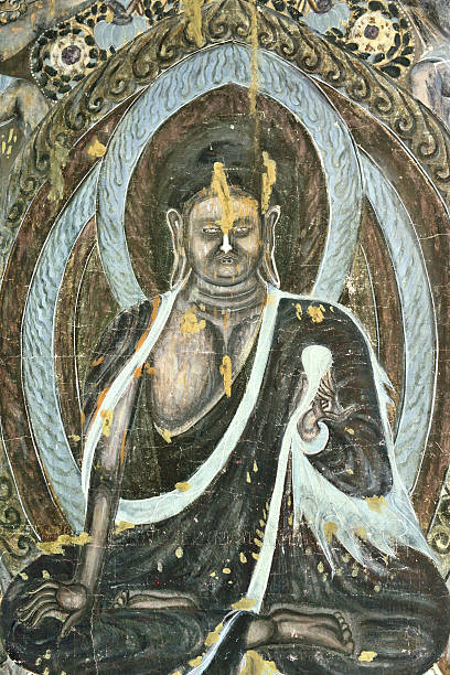 istock Part of Chinese Dunhuang Buddhist Mural 517075638