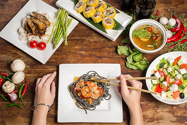 Business lunch offer concept