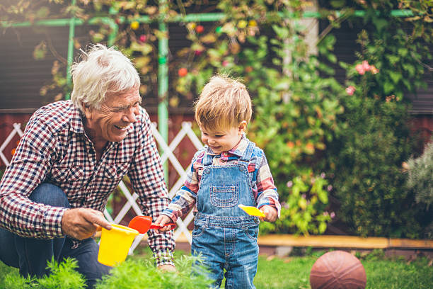 istock Gardening with my grandson 517076509