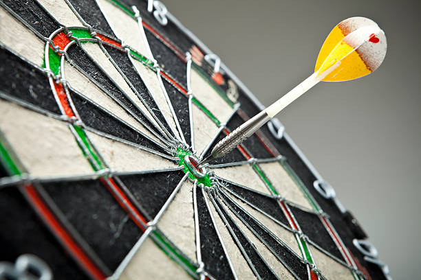 istock darts arrows in the target center 517077329