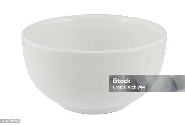 White Bowl Isolated With Clipping Path Stock Photo - Download Image Now - Circle, Close-up, Cooking