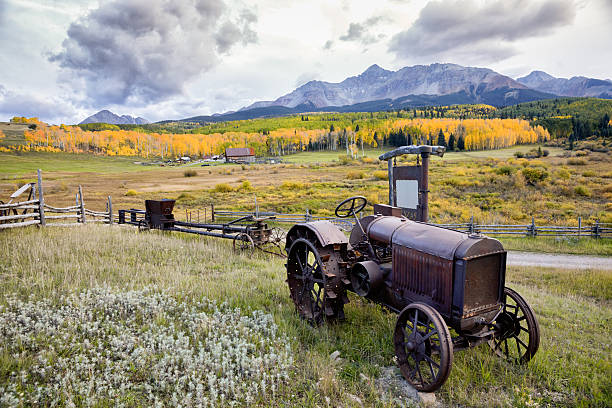 istock Schmid Ranch, Southwest Colorado Old Tractor 517078297