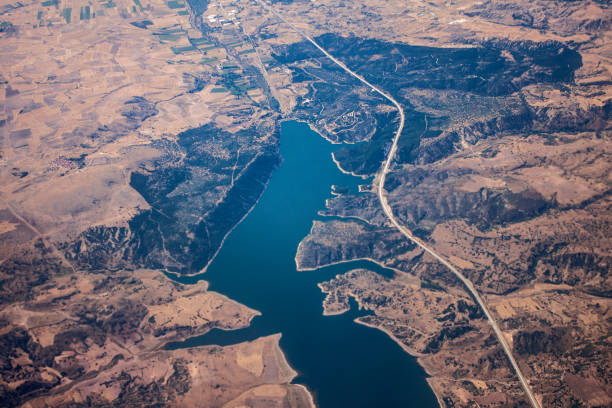 istock Aerial view Istanbul mountain and river 517079041