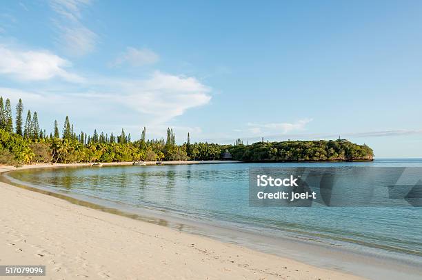 Kanumera Bay On The Isle Of Pines In New Caledonia Stock Photo - Download Image Now - Bay of Water, Beauty, Cedar Tree