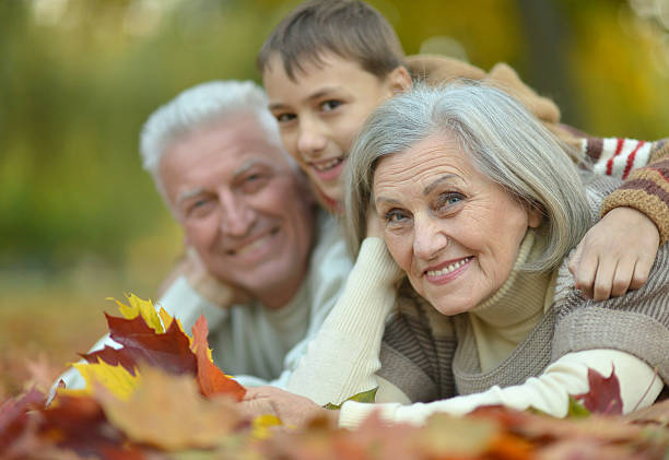 istock Grandparents and grandson 517080022