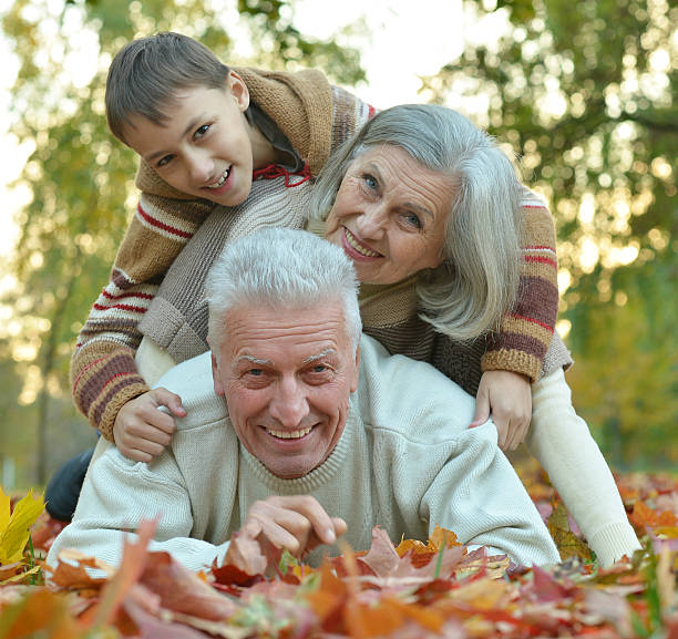 istock Grandparents and grandson 517080952