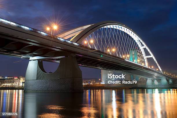 Apollo Bridge Bratsilava Stock Photo - Download Image Now - Bratislava, Bridge - Built Structure, Apollo