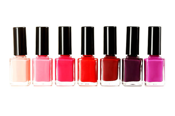 istock Bottle of nail polish isolated on a white 517086308
