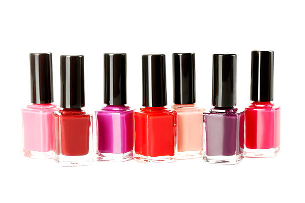 istock Bottle of nail polish isolated on a white 517086844