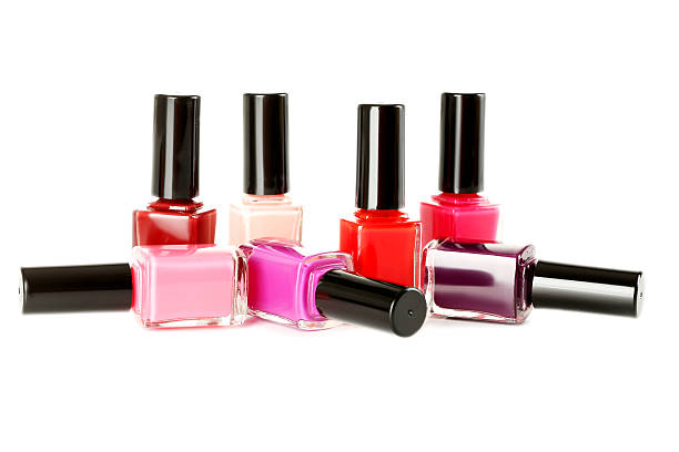 istock Bottle of nail polish isolated on a white 517086894