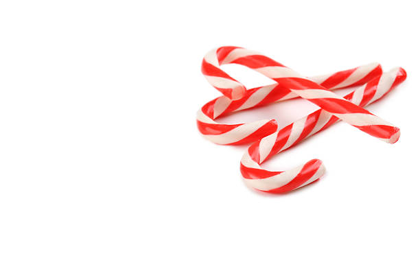 istock Christmas candy can isolated on a white 517089698