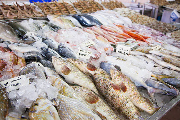 istock Large selection of fish at a market 517089758