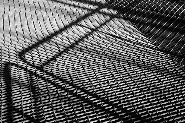 istock Background, steel construction,  black and white 517091793