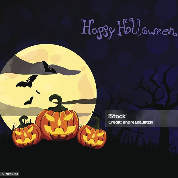 Happy Halloween Stock Illustration - Download Image Now - Abstract, Autumn, Backgrounds