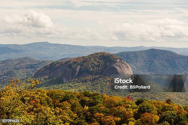 Looking Glass Rock In Nc Stock Photo - Download Image Now - Looking Glass Rock, Appalachia, Autumn