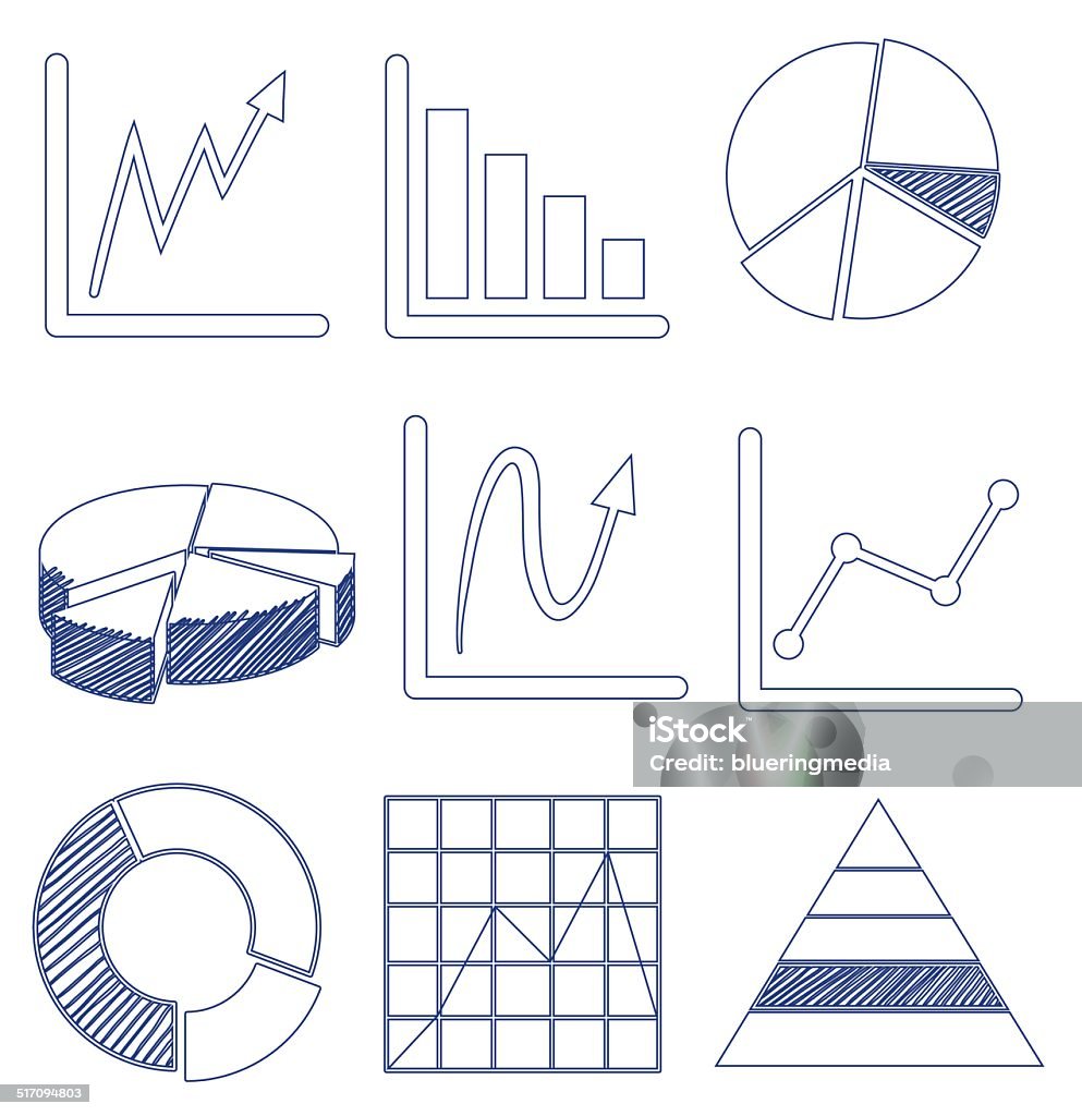 Diff Er Graphs Different Graphs Stock Illustration - Download Image Now ...
