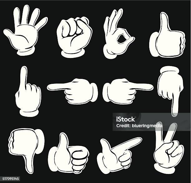 Five Position Hand Different Hand Positions Stock Illustration - Download Image Now ...