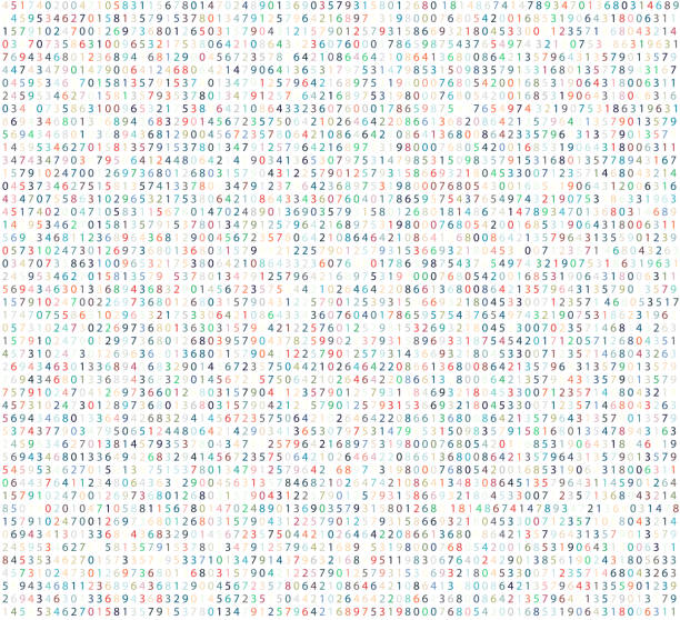 Matrix Colouring Numbers Matrix Numbers Illustrations, Royalty-Free Vector Graphics & Clip Art ...