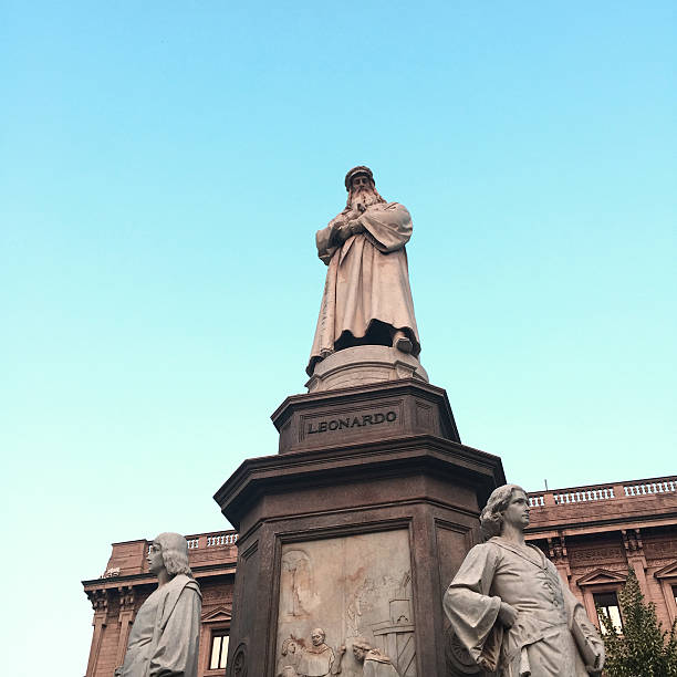 istock Statues of Leonardo da Vinci in Piazza della Scala, Milan 517102242
