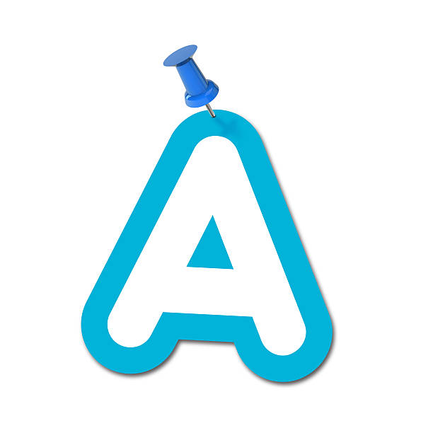 Letter pinned to a plain white background