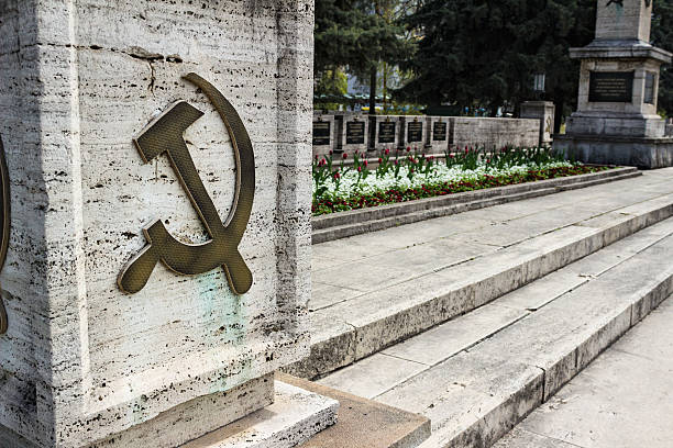 istock Soviet army memorial War cemetery, Kosice, Slovakia 517104792