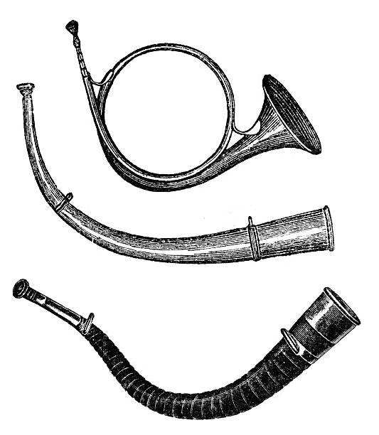 illustrations, cliparts, dessins animés et icônes de horn - post horn