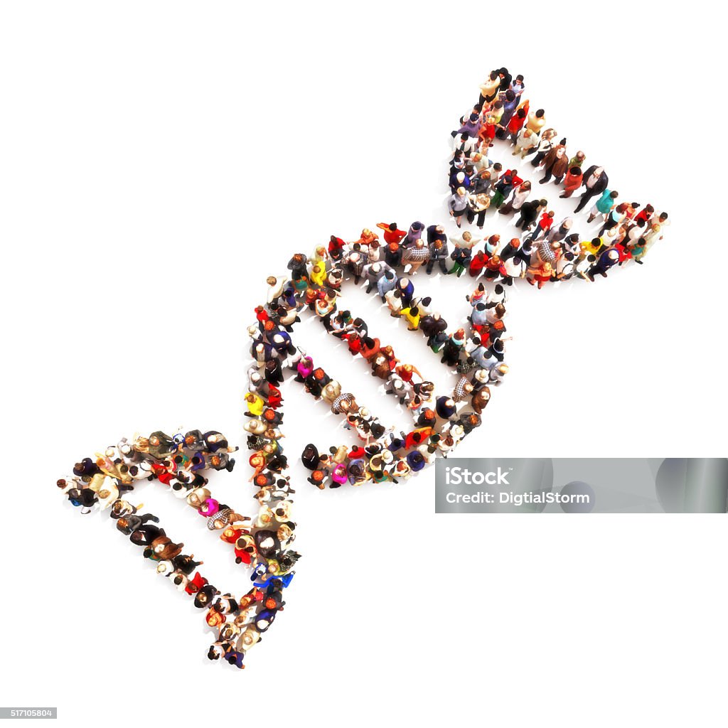 DNA piede stampa. - Foto stock royalty-free di DNA