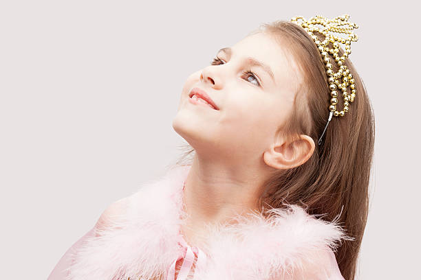 Looking up little princess