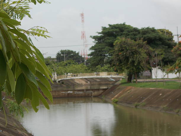 istock Bridge over the river in Mahasarakham University, Thailand. 517110808