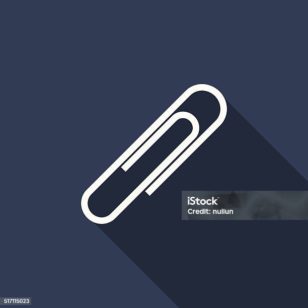 Paper Clip Icon Stock Illustration - Download Image Now - Business, Chrome, Clip - Office Supply