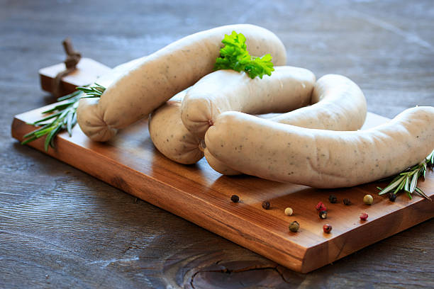 istock Raw rostbratwursts 517124426