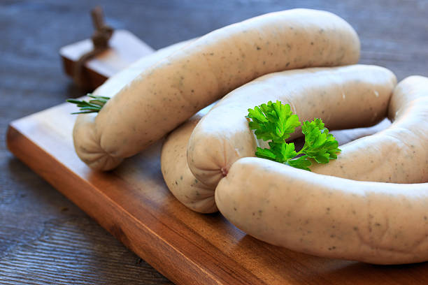 istock Raw rostbratwursts 517125044