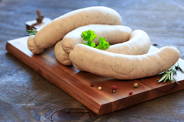 istock Raw rostbratwursts 517125294
