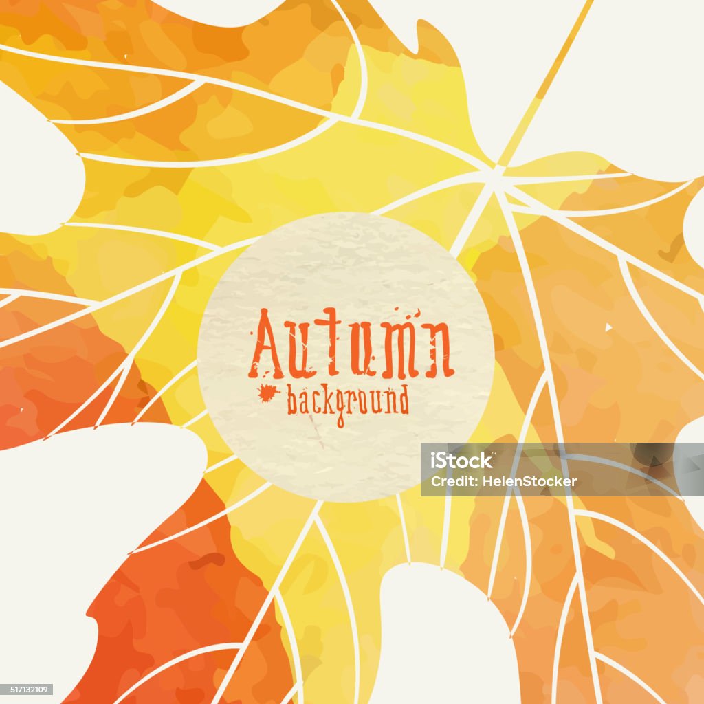 Autumn Basic Image Simple Autumn Background Stock Illustration - Download Image Now ...