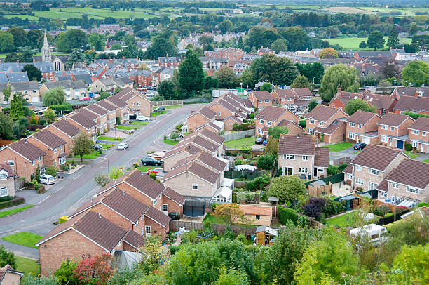 istock Homes On A Housing Estate In The UK 517132337