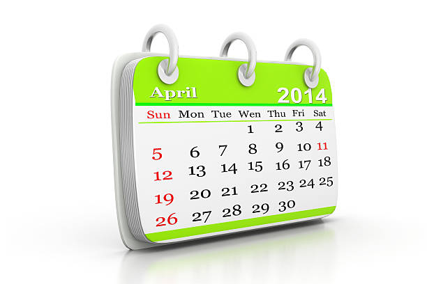 istock 3d illustration of Calendar 2014 517134445