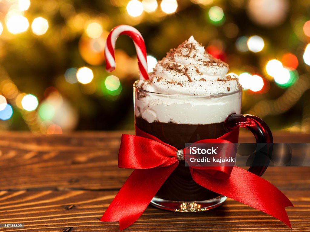Navidad Chocolate caliente - Foto de stock de Menta piperina libre de derechos