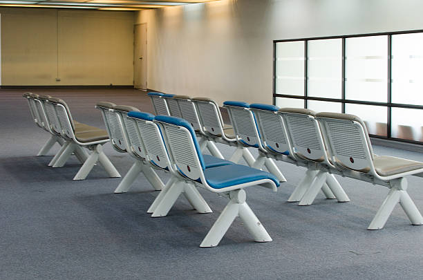 istock Chairs in the airport 517136725