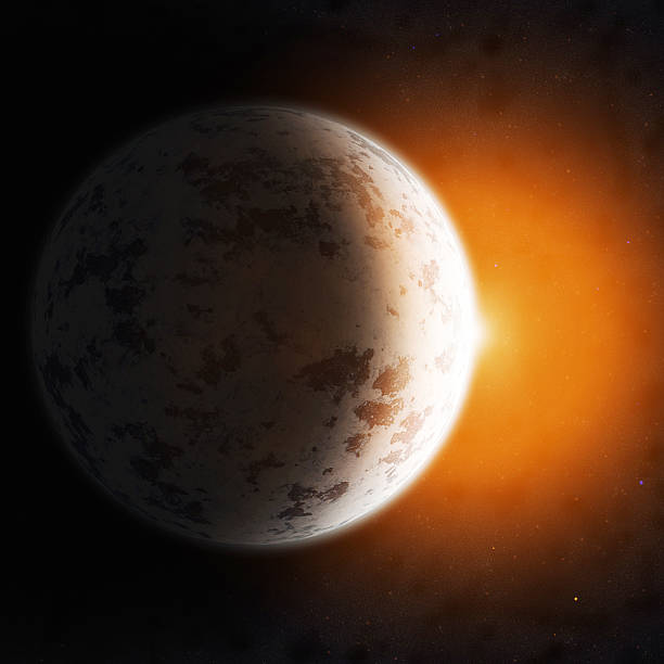 istock Realistic blue planet against the starry sky. 517137895