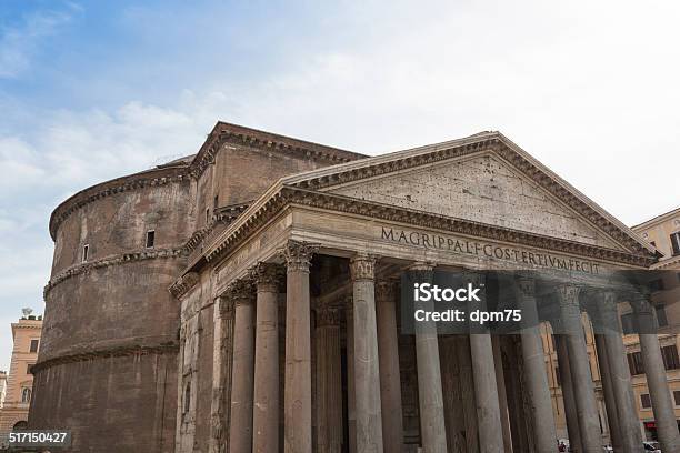 Pantheon In Rome Stock Photo - Download Image Now - Ancient, Antique, Architectural Column