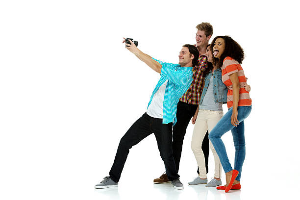 istock Four friends taking a selfie 517151242