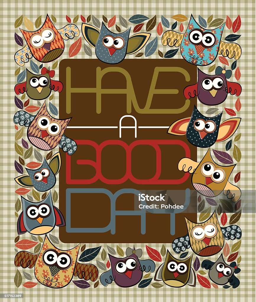 Vetores de Tenha Um Bom Dia E Coruja Vetor Fonte De Design e mais imagens de Abstrato - Abstrato, Amor, Animal - iStock Vetores de Tenha Um Bom Dia E Coruja Vetor Fonte De Design e mais imagens de Abstrato - Abstrato, Amor, Animal - iStock