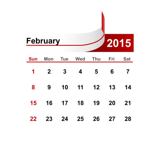 February 2015 350+ 2015 Calendar February Year Stock Photos, Pictures & Royalty-Free ...