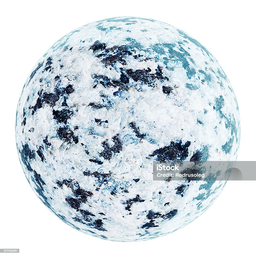 Realistic blue planet isolated on white background. Realistic blue planet isolated on white background. Elements of this image furnished by NASA. Africa Stock Photo